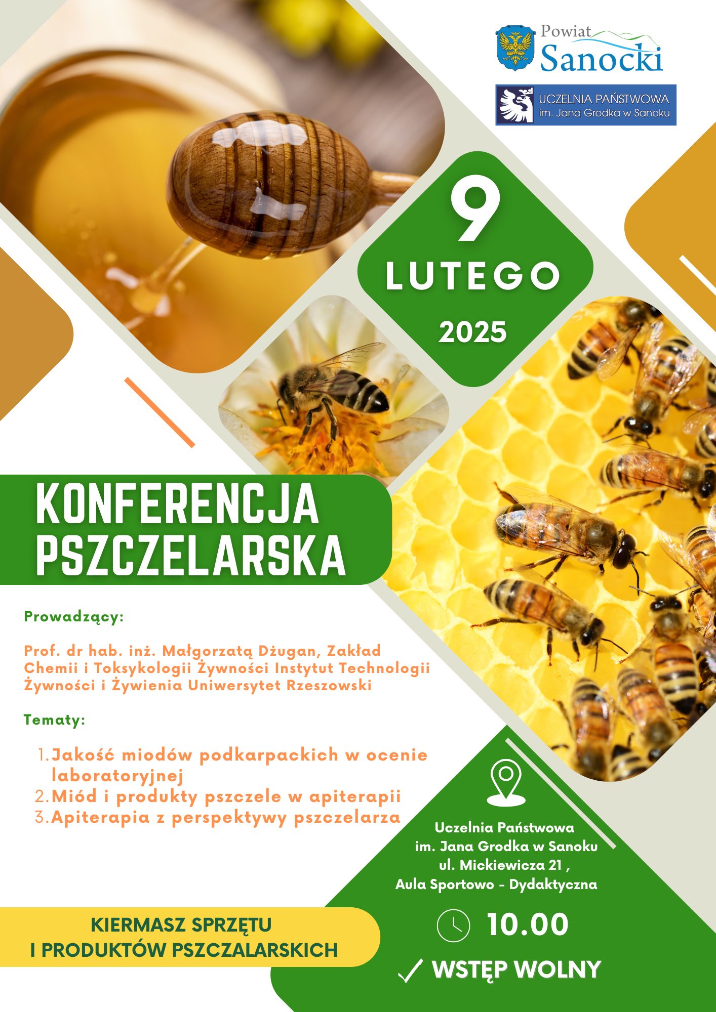 Konferencja pszczelarska - 9 lutego 2025